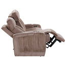 Parker Living Equinox Power Reclining Sofa with Drop Down Table