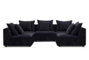 Parker Living Recess - Reptile Blue 5 Piece Modular Sectional