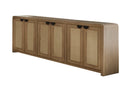 Parker House Escape - Dining 84 Inch Rectangular Extendable Table with Console and 8 Ladderback Chairs