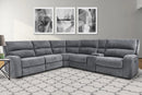 Parker Living Polaris 6 Piece Modular Power Reclining Sectional with Power Adjustable Headrests