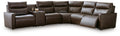 ModZ Power Reclining Sectional with Audio Console