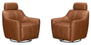 Parker Living Miles Swivel Gliding Accent Chair Two Pack