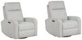 Parker Living Thriller Power Swivel Glider Recliner Two Pack