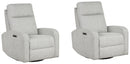 Parker Living Thriller Power Swivel Glider Recliner Two Pack