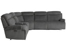 Parker Living Alpine - Airy Midnight 6 Piece Zero Gravity Power Reclining Sectional with Power Adjustable Headrests