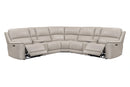 Parker Living Easton - Steamboat Brown 7 Piece Zero Gravity Power Reclining Sectional with Power Adjustable Headrests