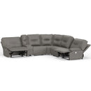 Parker Living Spartacus 6 Piece Modular Power Reclining Sectional with Power Adjustable Headrests