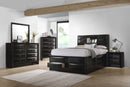Briana Bookcase Platform Storage Bed