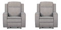 Parker Living Armstrong Power Recliner with Heat Massage and Auto-Glide Two Pack
