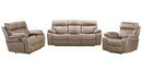 Parker Living Theon - Stokes Toffee Manual Reclining Sofa Loveseat and Recliner
