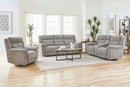 Parker Living Richland - Bristol Grey Power Reclining Sofa Loveseat and Recliner