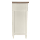 Parker House Americana Modern Bedroom King Shelter Bed with 2 Nightstands and Dresser with Mirror