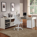 Parker House Boca L Shape Desk with Credenza