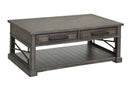 Parker House Sundance - Smokey Grey Cocktail Table with 2 End Tables