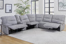 Parker Living Gladiator 6 Piece Modular Power Reclining Sectional with Power Adjustable Headrests