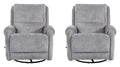 Parker Living Gentry Manual Swivel Glider Recliner Two Pack