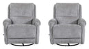 Parker Living Gentry Manual Swivel Glider Recliner Two Pack
