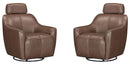 Parker Living Miles Swivel Gliding Accent Chair Two Pack