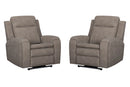 Parker Living Armstrong Power Recliner with Heat Massage and Auto-Glide Two Pack