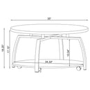Dacre Mobile Coffee Table Set