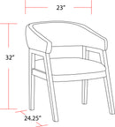 Parker House Escape - Dining Barrel Dining Chair (2/CTN Sold in pairs)