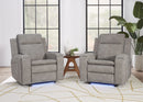 Parker Living Armstrong Power Recliner with Heat Massage and Auto-Glide Two Pack