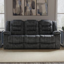 Parker Living Bolton - Misty Storm Manual Reclining Sofa