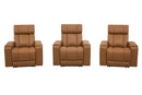 Parker Living Phoenix Zero Gravity Power 3 Seat Home Theater Seating with Immersive Audio P3