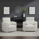 Parker Living Radius - Mega Ivory Power Swivel Glider Recliner Two Pack