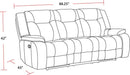 Parker Living Blake - Desert Taupe Reclining Sofa