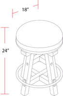 Parker House Lodge Dining Swivel Counter Stool
