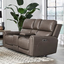 Parker Living Hancock Zero Gravity Power Reclining Console Loveseat P3