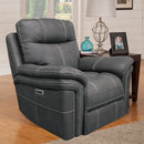 Parker Living Mason - Charcoal Power Reclining Sofa Loveseat and Recliner