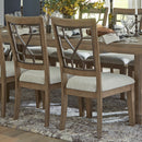 Parker House Sundance Dining - Sandstone Grid Back Dining Chair (2/CTN Sold in pairs)