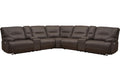 Parker Living Spartacus 7 Piece Modular Power Reclining Sectional with Power Adjustable Headrests