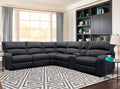Parker Living Polaris 6 Piece Modular Power Reclining Sectional with Power Adjustable Headrests