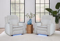 Parker Living Armstrong Power Recliner with Heat Massage and Auto-Glide Two Pack
