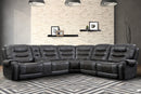 Parker Living Outlaw - Stallion 6 Piece Modular Power Reclining Sectional with Drop Down Table