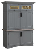 Parker House Americana Modern - Dove Workstation with LED Light