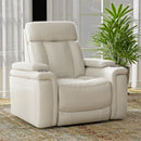 Parker Living Royce - Fantom Ivory Power Reclining Sofa Loveseat and Recliner