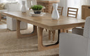 Parker House Escape - Dining 84 Inch Rectangular Extendable Table With 8 Chairs and Server