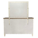 Parker House Americana Modern Bedroom King Shelter Bed 2 Nightstands Dresser with Mirror and Chest