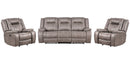 Parker Living Blake - Desert Taupe Manual Glider Reclining Sofa and Two Recliners