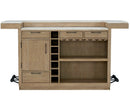 Parker House Escape - Dining 78 In. Bar with Stone Top