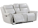 Parker Living Atlantis - Whisper Ivory Power Reclining Zero Gravity Console Loveseat