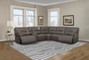 Parker Living Spartacus - Haze 6 Piece Modular Power Reclining Sectional with Power Adjustable Headrests
