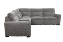 Parker Living Kline - Nightfall 6 Piece Power Sliding Sectional with Extension Footrests