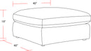Parker Living Surrender- Burmese Nature Ottoman with Casters
