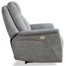 Parker Living Linus - Hudson Grey Power Reclining Sofa and Recliner