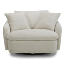 Parker Living Boomer Large Swivel Chair with 2 Toss Pillows Two Pack